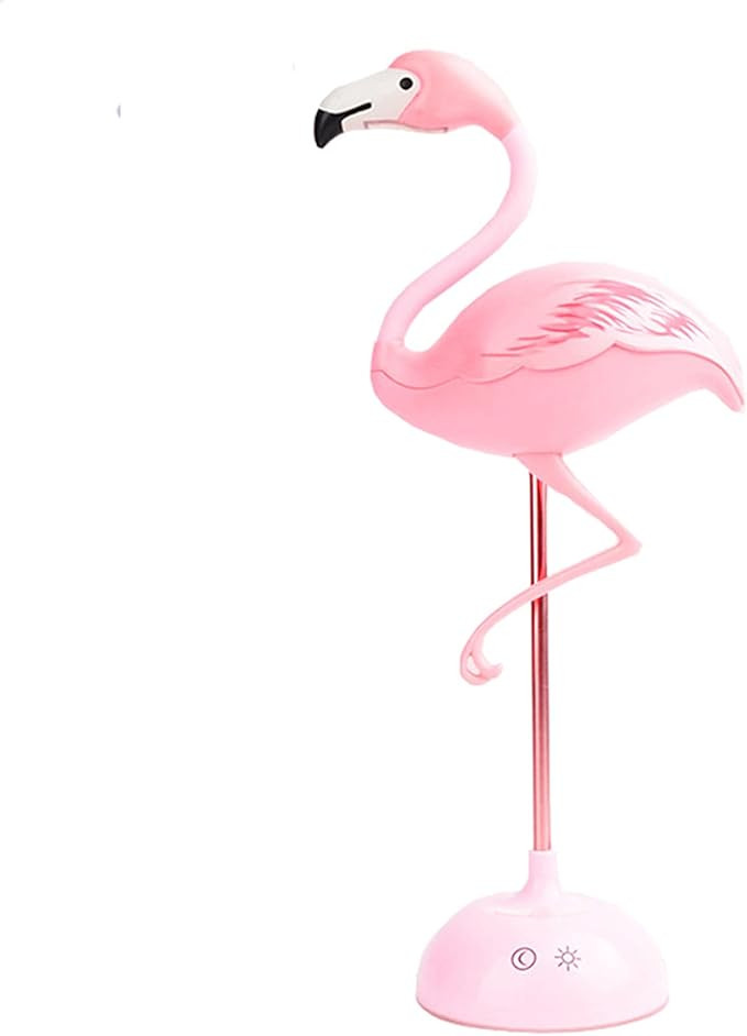 Fantasee Flamingo Desk Lamp USB Bedside Table Lamp Nursery Night Light Touch Dimmable for Child K... | Amazon (US)