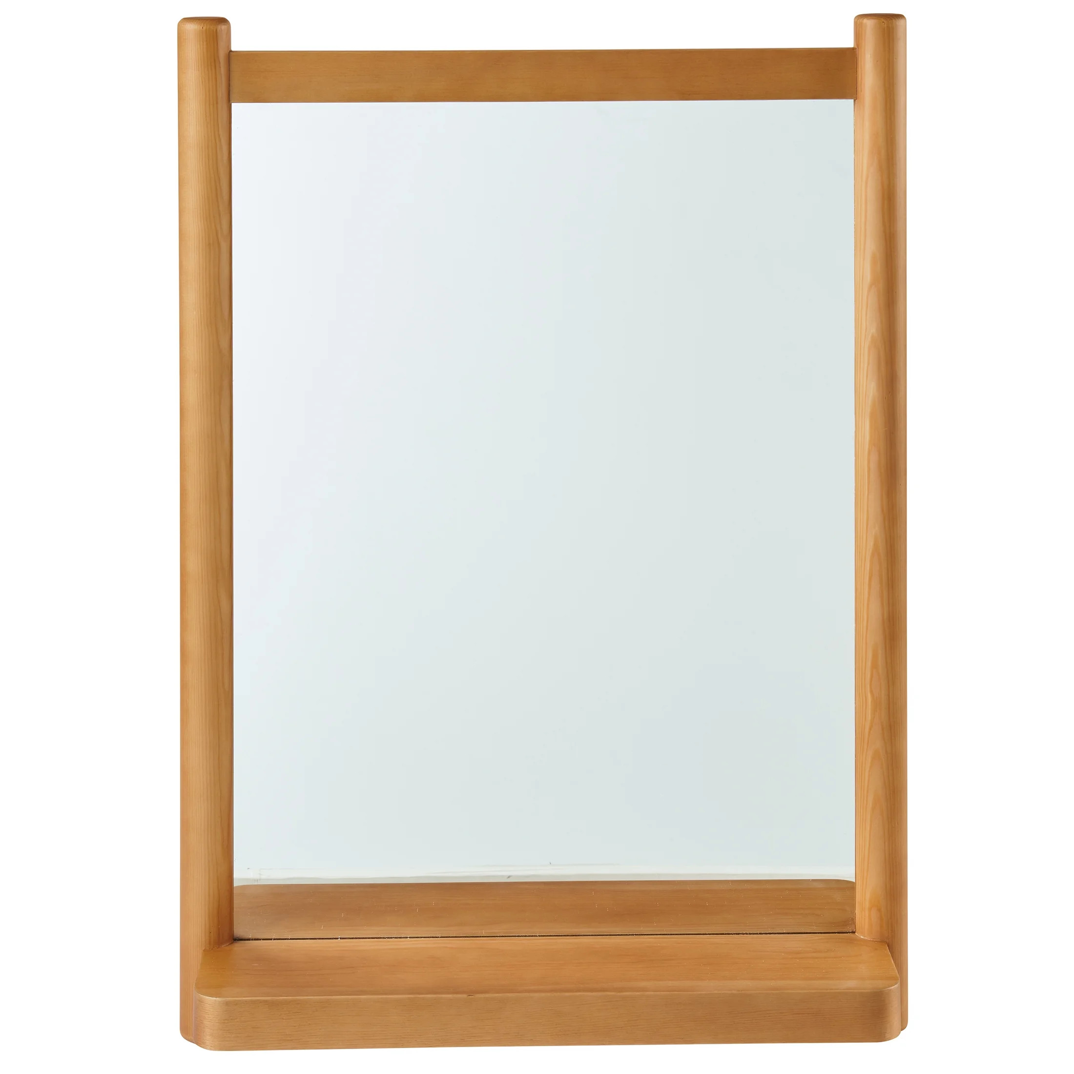 Better Homes & Gardens Craftsman Solid Wood Wall Mirror, 21.5 x 30 Inch, Natural Finish | Walmart (US)