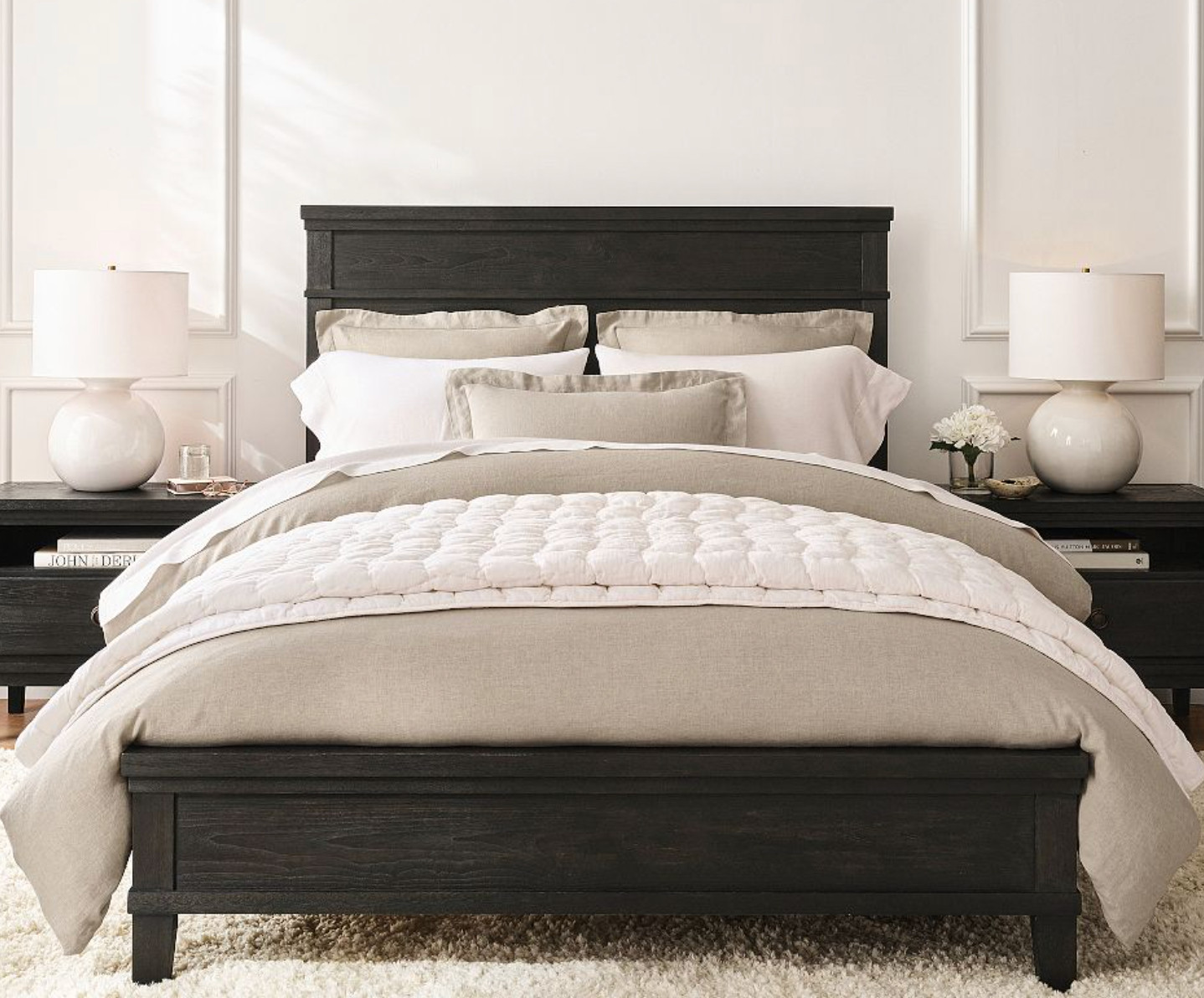 Carlina Wood Bed frame, dark wood 

 

#LTKHome
