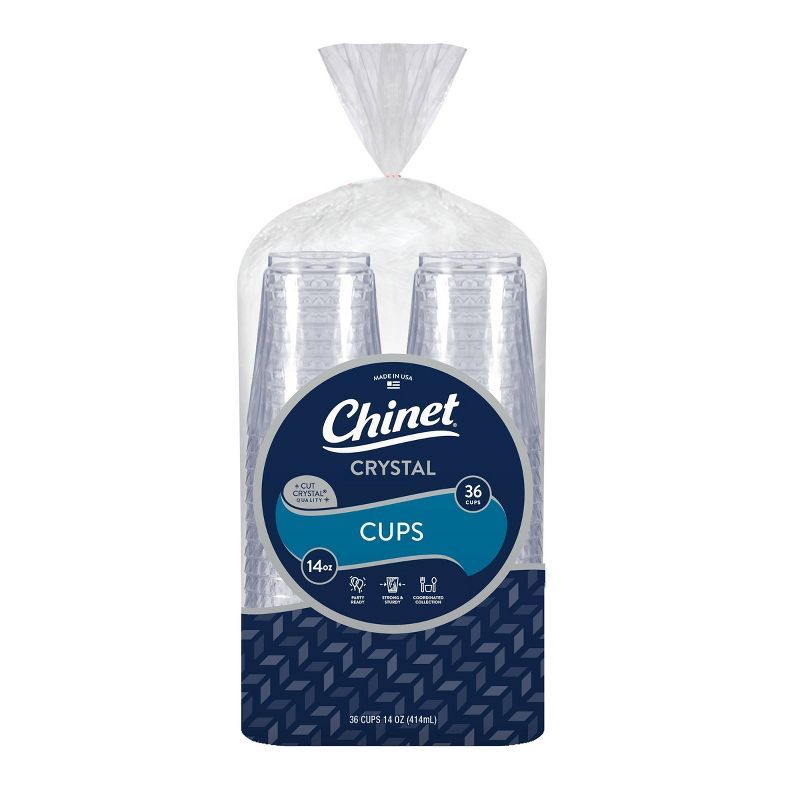 Chinet Crystal Cup - 36ct/14oz | Target