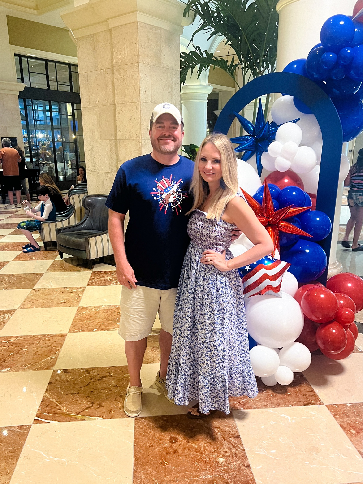 In our best red white and blue❤️🤍💙

#LTKStyleTip #LTKSeasonal #LTKOver40