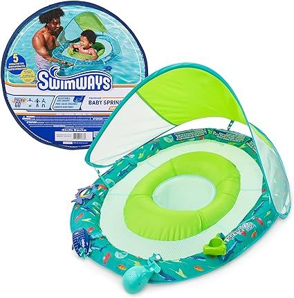 SwimWays Sun Canopy Inflatable Infant Spring Float - Splash N Play       Send to LogieInstantly a... | Amazon (US)