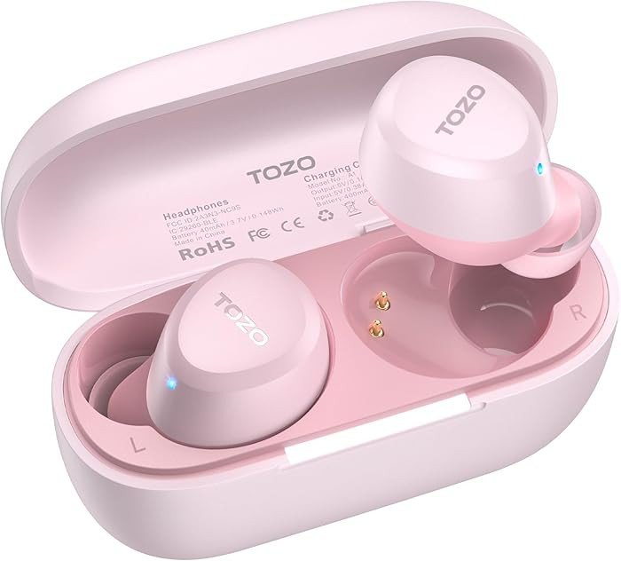 TOZO A1 Wireless Earbuds Bluetooth 5.3 Light Weight in Ear Headphones | Amazon (US)