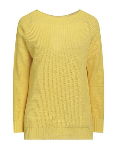 Anna Seravalli Woman Sweater Yellow Size 4 Cotton | YOOX (US)