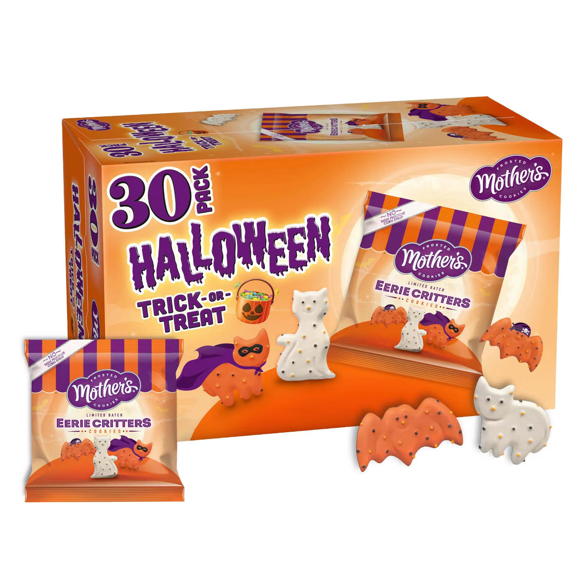 Mother's Cookies Halloween Circus Animal Cookies - 15oz/30ct | Target