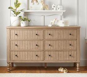 Catalina Beadboard 6-Drawer Dresser (56w x 19d") | Pottery Barn Kids