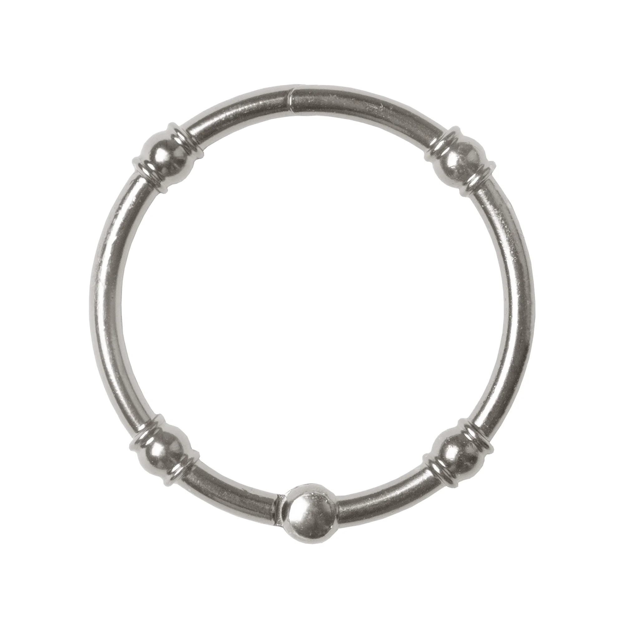 Better Homes & Gardens No Rust Charleston Shower Curtain Rings, 12 Piece | Walmart (US)