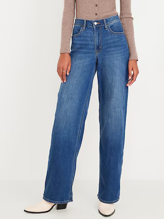High-Waisted Wow Wide-Leg Jeans | Old Navy (US)