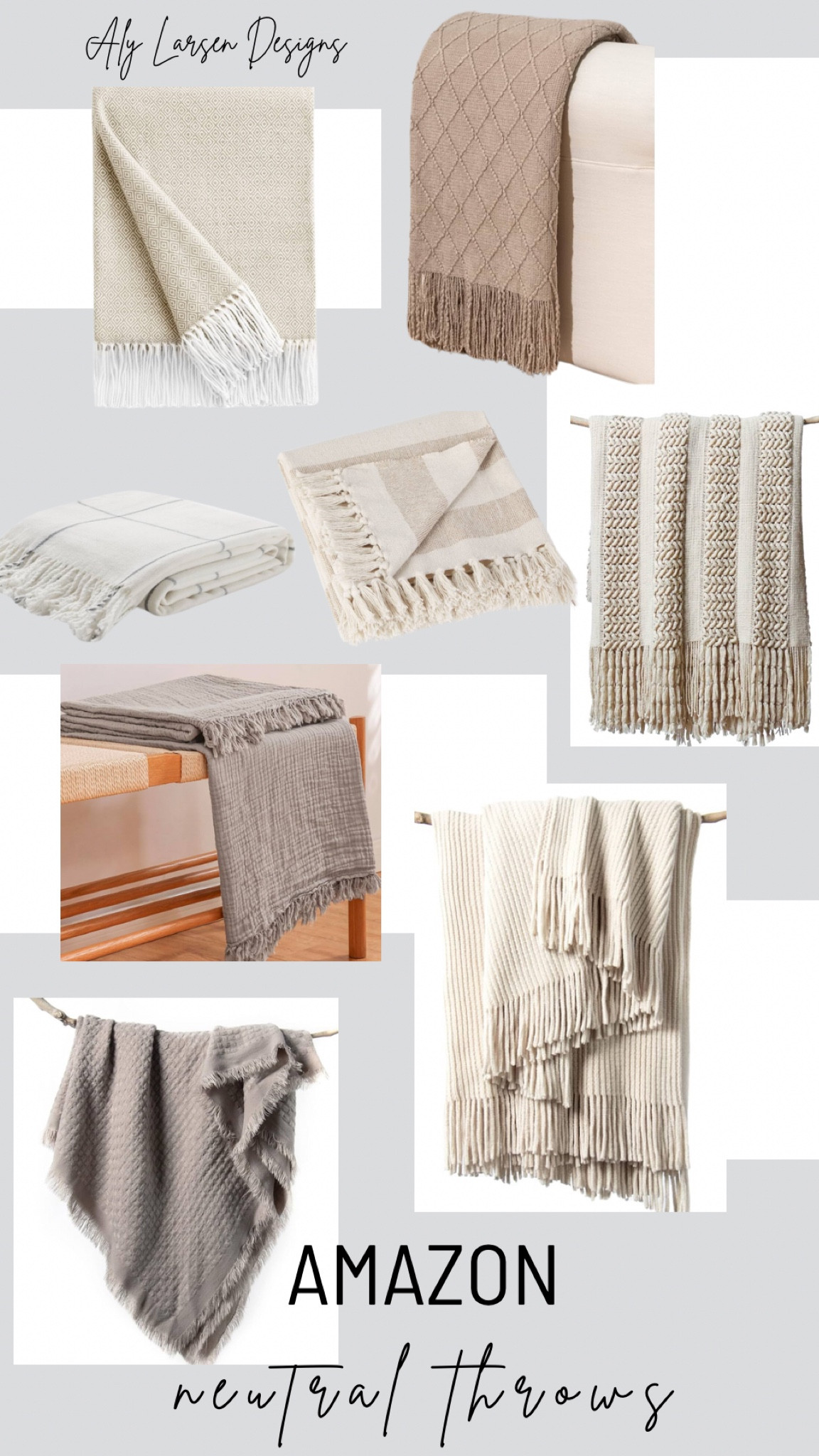 Neutral Amazon throw blankets
Neutral home decor
Amazon home 

#LTKStyleTip #LTKHome