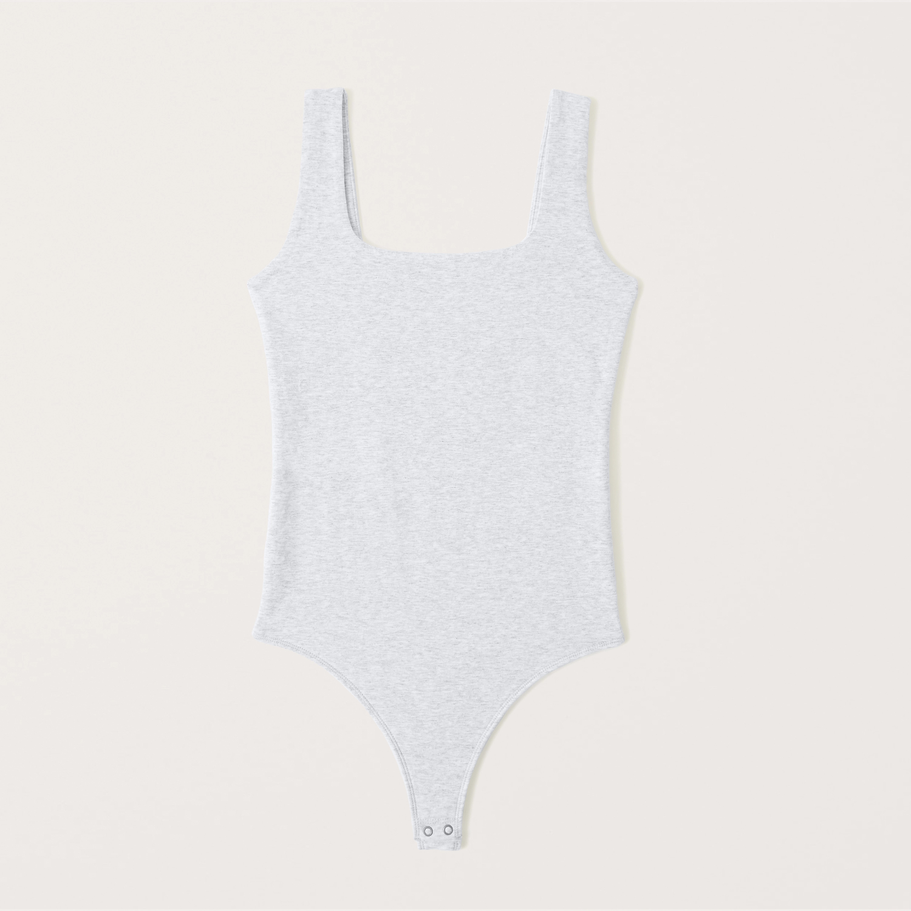 Cotton-Blend Seamless Fabric Tank Bodysuit | Abercrombie & Fitch (US)