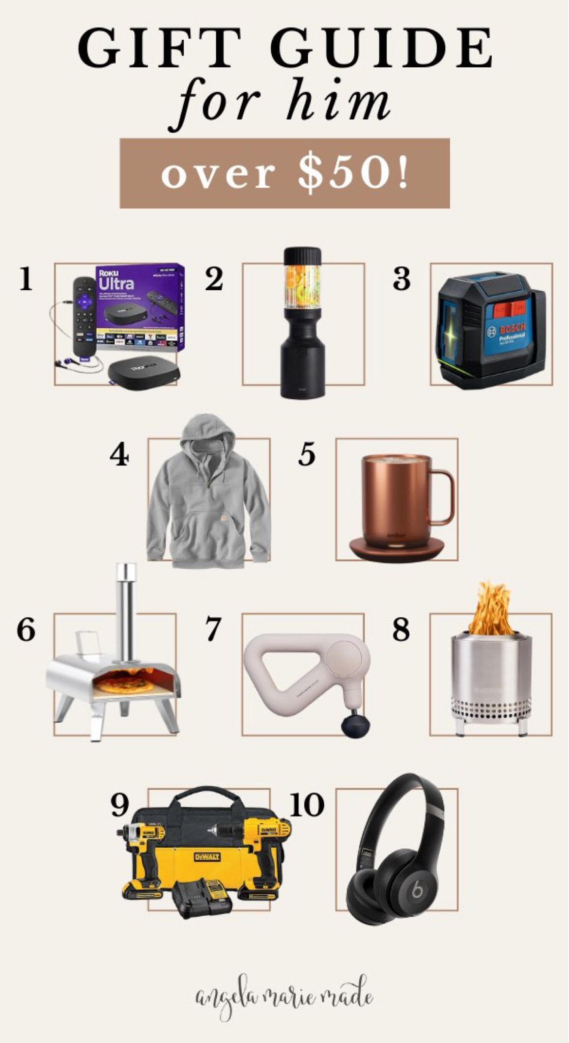 Amazon gift guide for him over $50! Stocking stuffers for him, gifts for men, gift guide for men, spurge gifts for him

#LTKGiftGuide #LTKHome #LTKHoliday