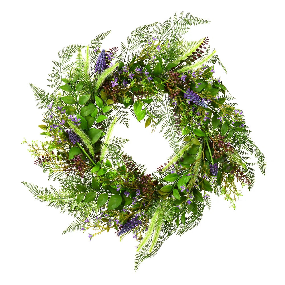 The Twillery Co.® Artificial 24" Wreath & Reviews | Wayfair | Wayfair North America