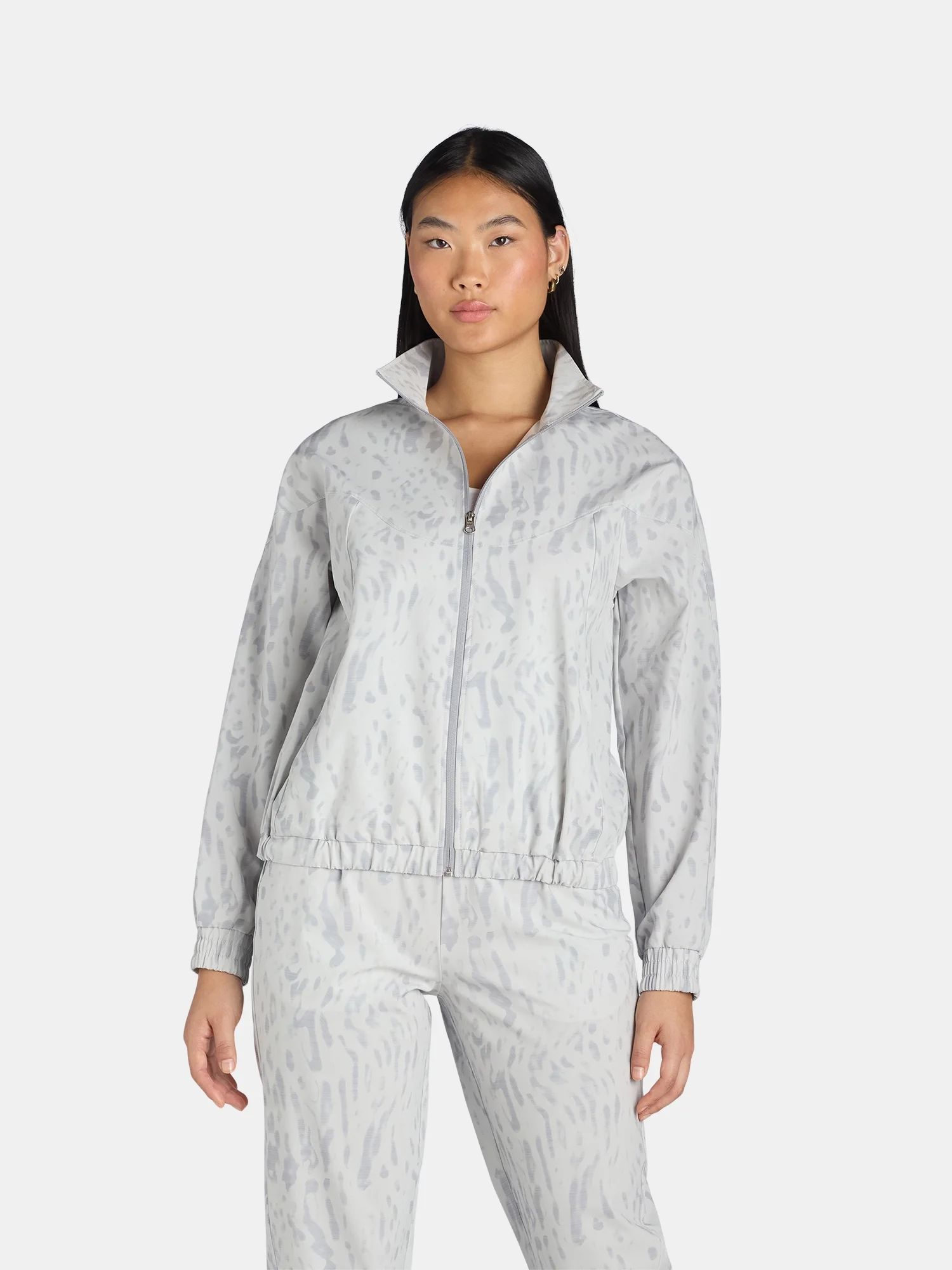 Avia Women’s Reflective Zip-Front Active Jacket, Sizes XS-XXXL - Walmart.com | Walmart (US)