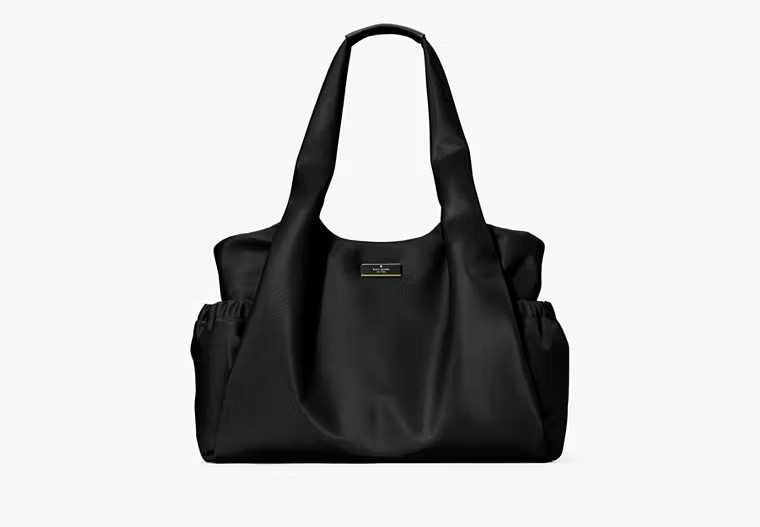 Kate Spade Carter Nylon Large Baby Bag, Black | Kate Spade Outlet