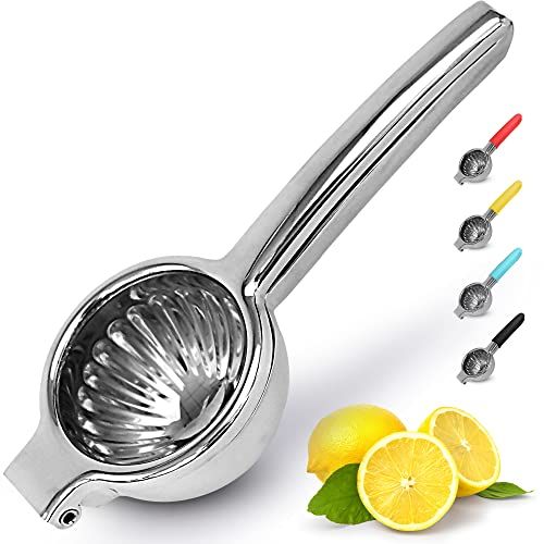 Lemon Squeezer Stainless Steel with Premium Quality Heavy Duty Solid Metal Squeezer Bowl - Large Man | Amazon (US)
