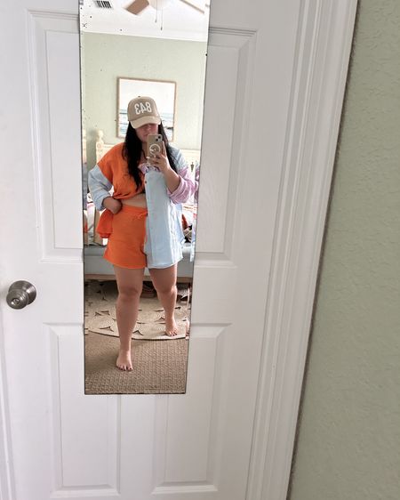 I have truly worn this once a week since I got it! I’ve never been a bright color person but this one is so fun + comfy that I gave it + I’ve gotten a million compliments on it. A summer must for sure!

Only complaint is there’s no pockets but throw on a belt bag + you’re good to go 🙌🏽

—————

Amazon, 2 piece set, gauzy, light, beach, pool, hats, vacation

#LTKSwim #LTKMidsize #LTKSeasonal