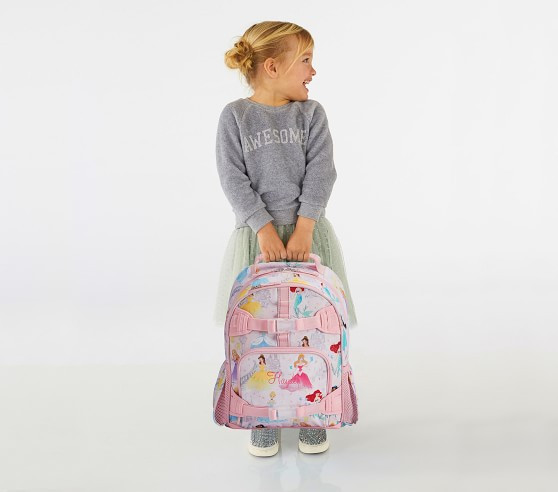 Mackenzie Disney Princess Castle Shimmer Backpack | Pottery Barn Kids