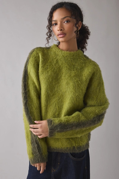 OBEY Aura Colorblock Crew Neck Pullover Sweater | Urban Outfitters (US and RoW)