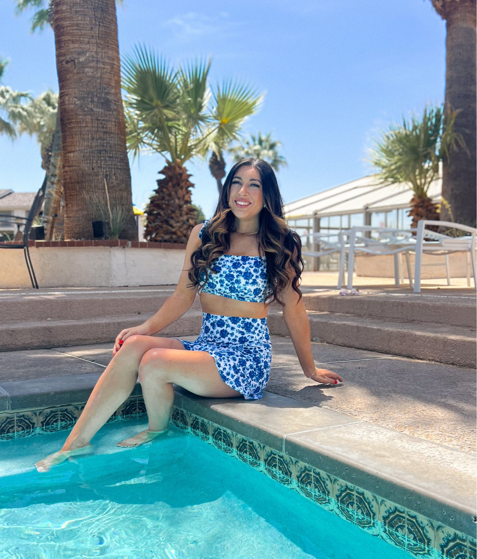 Swimsuit that’s modest!! Swimsuit with skirt skort bottoms. Full coverage swimsuit full coverage swimsuit bottoms. Cute floral design ruffle detail. I saw this in store and immediately needed it! 

#LTKSeasonal #LTKSummerSales #LTKSwim