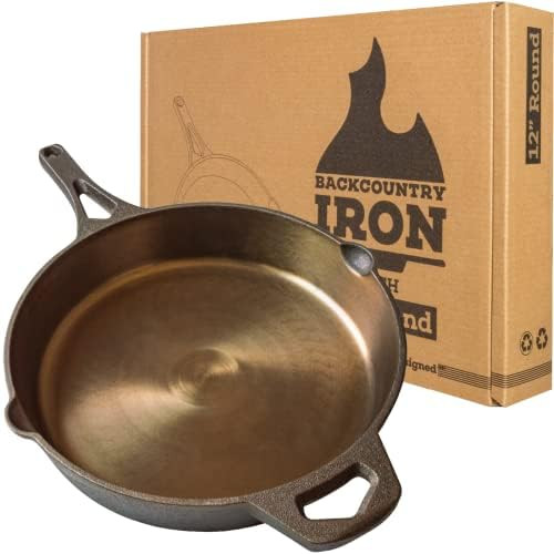 Greater Goods Cast Iron Skillet - 10-Inch Pan, Cook Like a Pro with Smooth Milled, Organically Pr... | Amazon (US)