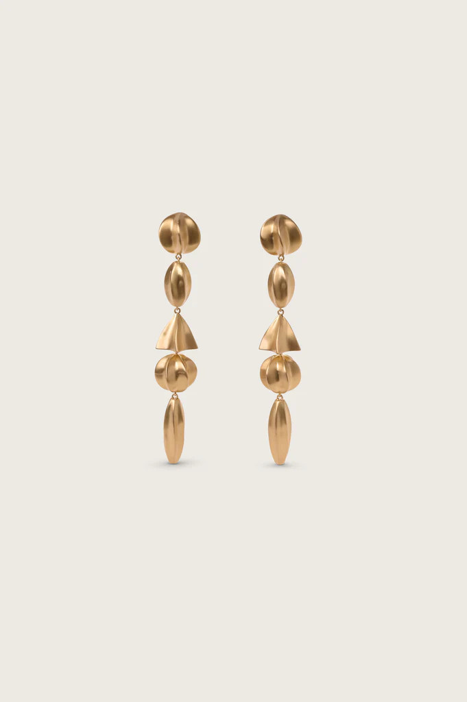 ILLENE EARRING - BRUSHED BRASS | Cult Gaia - US