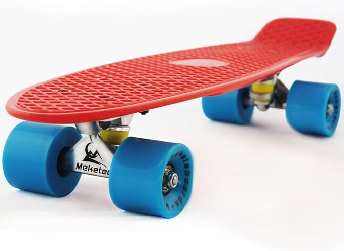 Skateboards Complete 22 Inch Mini Cruiser Retro Skateboard for Kids Boys Youths Beginners | Amazon (US)