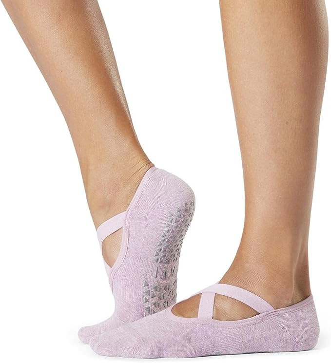TAVI Chloe Pilates Socks with Grips for Women | Non-Slip Grip Socks for Women, Patented Grip Sole... | Amazon (US)
