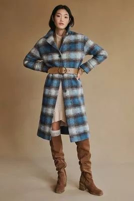 Relaxed Plaid Coat | Anthropologie (US)