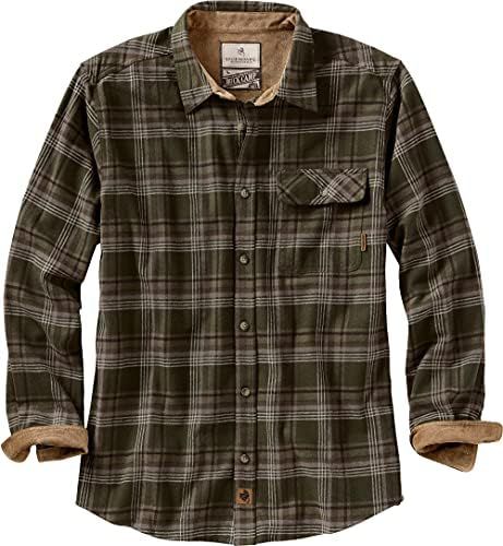 Legendary Whitetails Men's Buck Camp Flannel Shirt | Amazon (US)