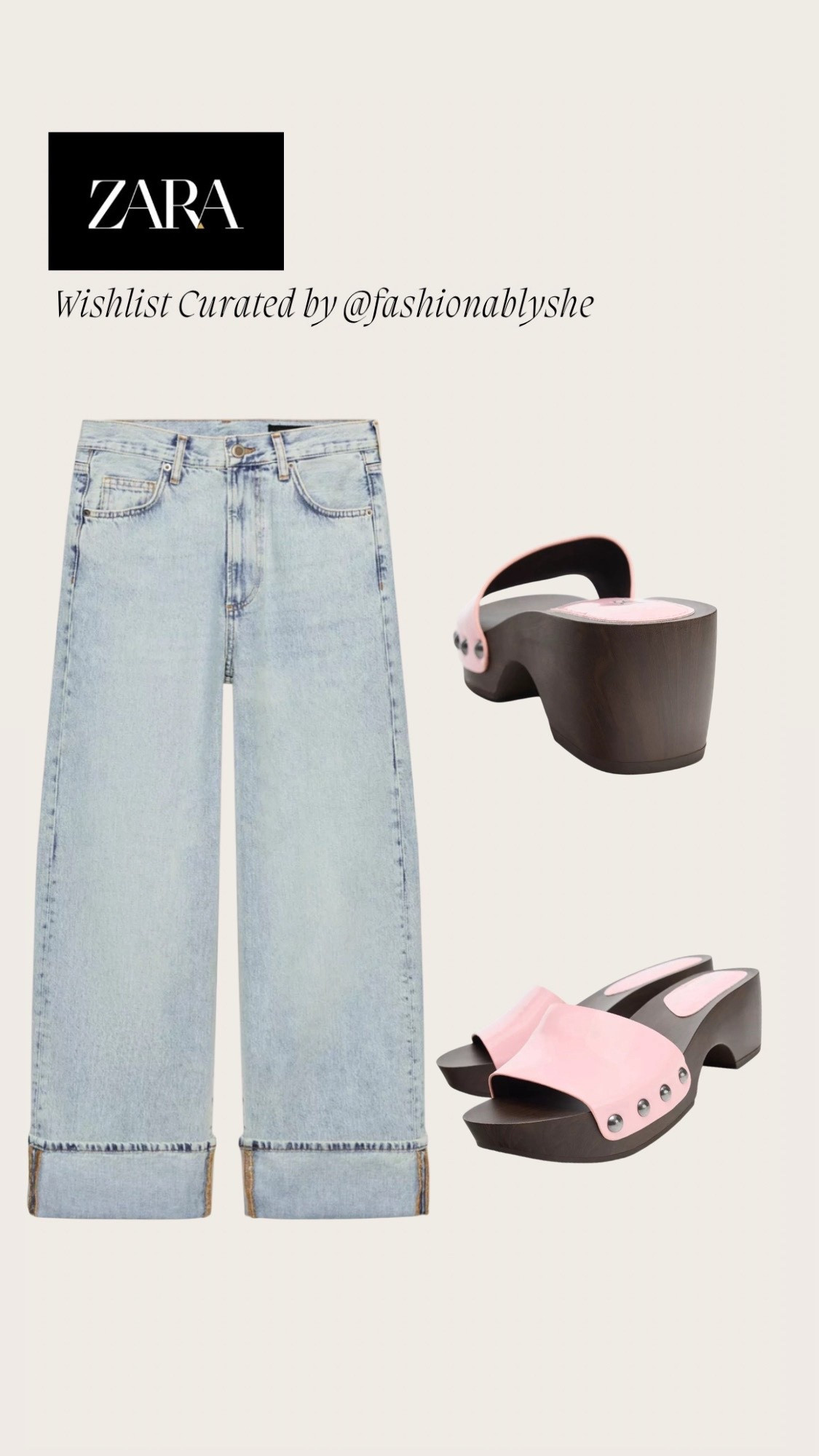 Zara denim and pink slides

#LTKdayinmylife #LTKOver40 #LTKmomlife
