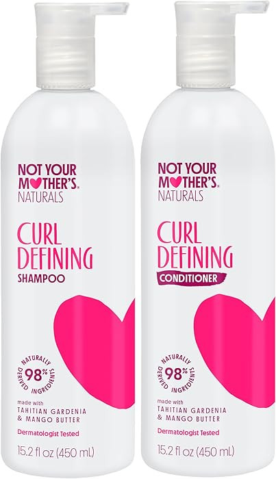 Not Your Mother's Naturals Curl Defining Shampoo and Conditioner (2 Pack) - 98% Naturally Derived... | Amazon (US)