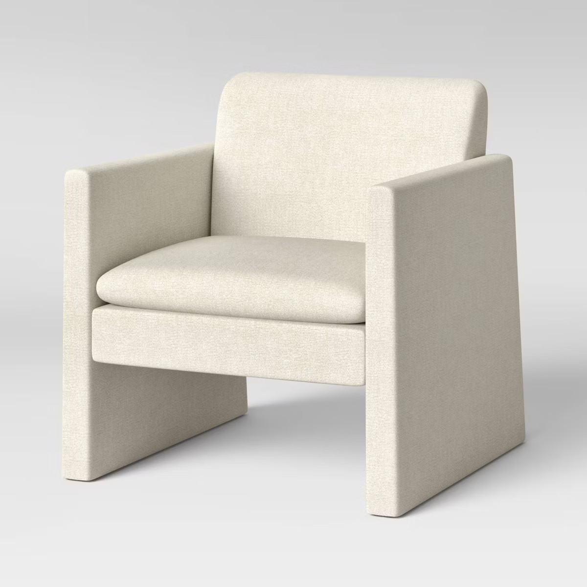 Peletier Fully Upholstered Accent Chair Cream - Threshold™ | Target