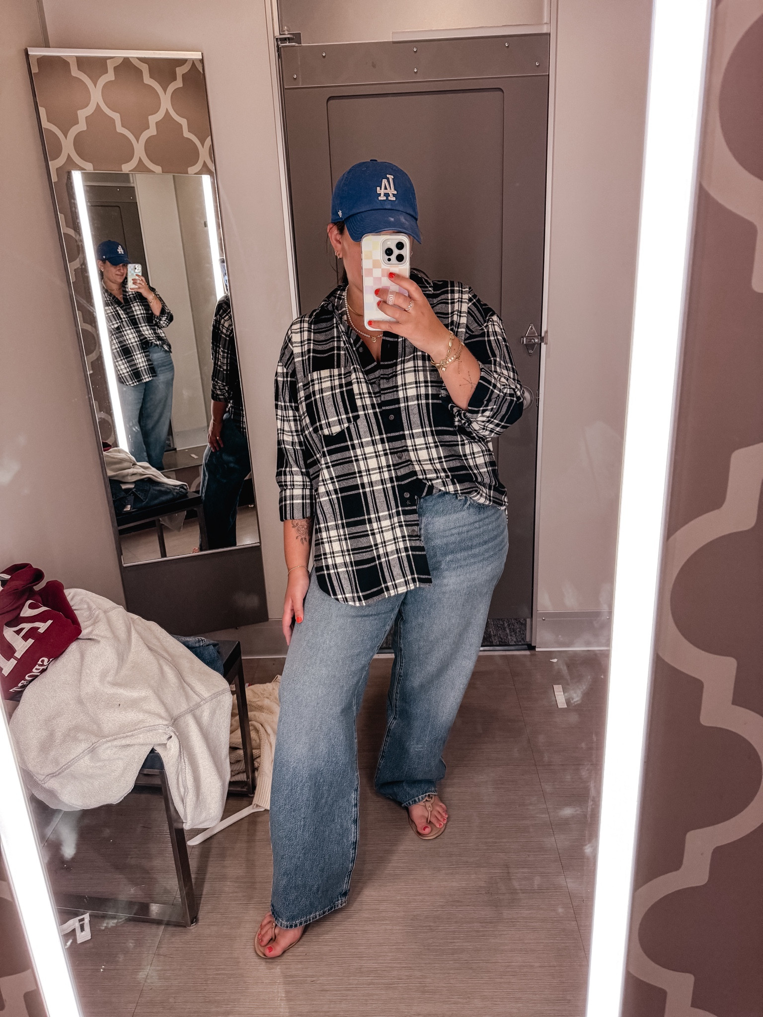 Inside the target fitting room. Jeans are in a size 12 and under $40💙

#LTKSeasonal #LTKFindsUnder50 #LTKMidsize