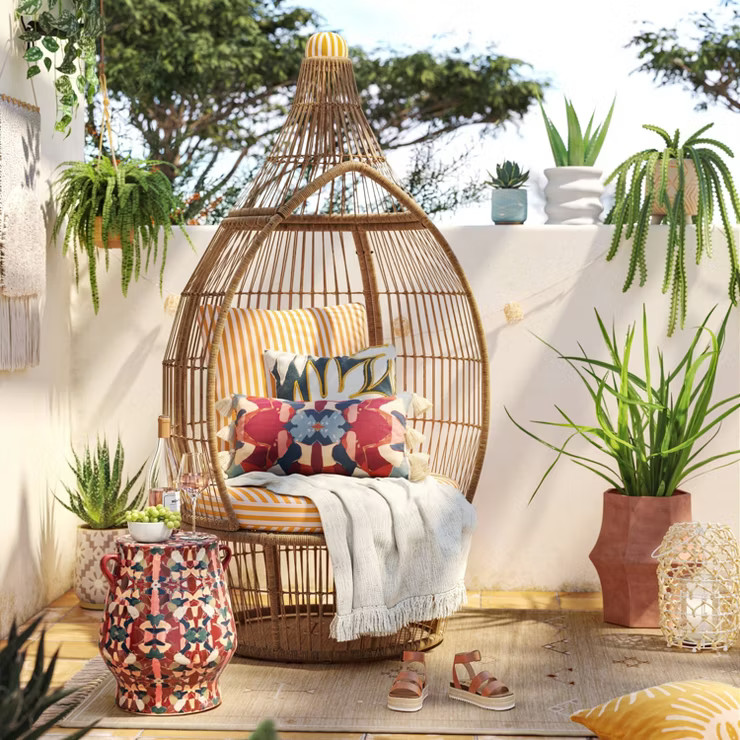 All Weather Rattan Pod - Brown - Opalhouse™ designed with Jungalow™ | Target