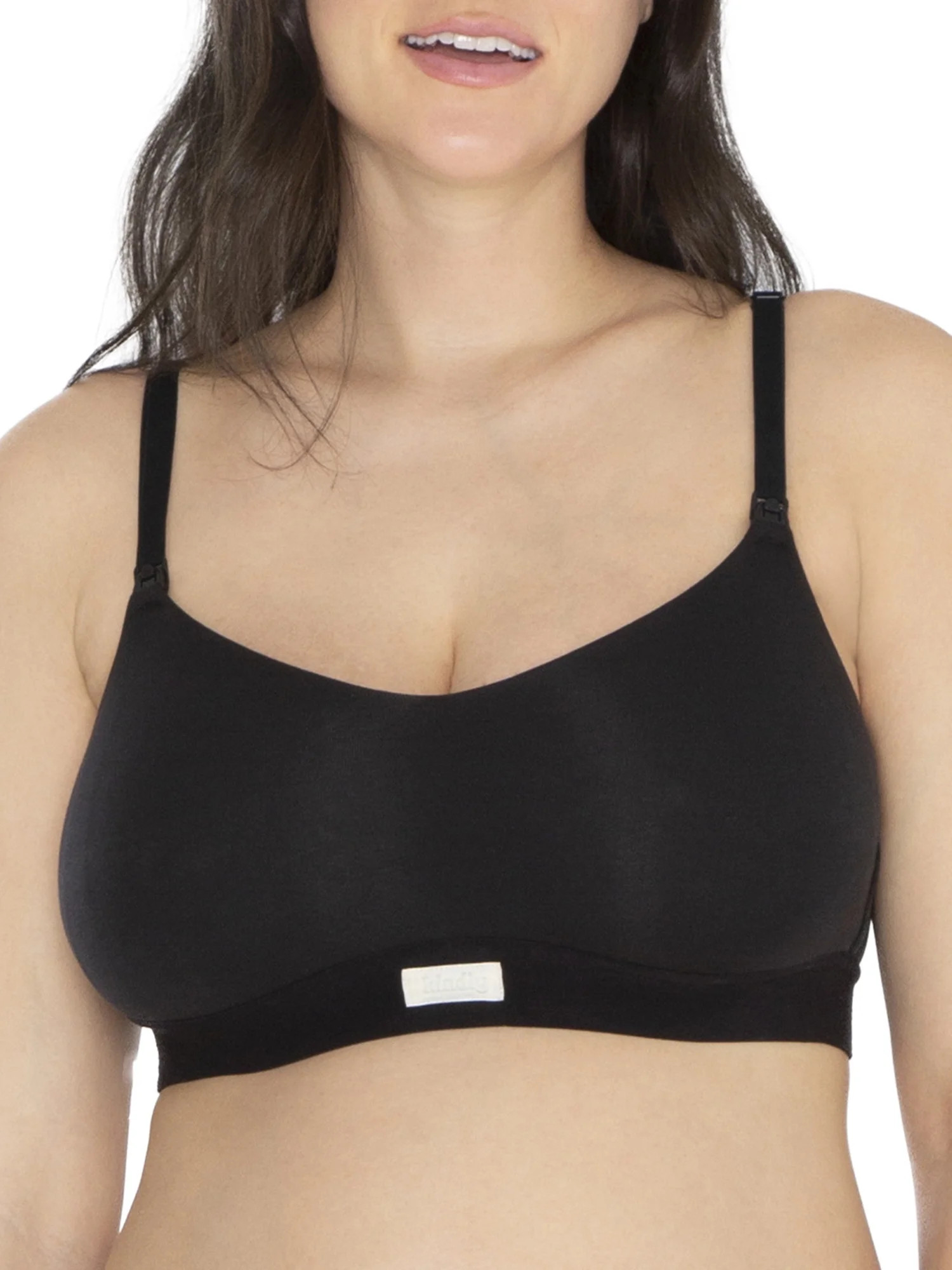 Kindly Yours Women's Cotton Spandex Maternity Lounge Nursing Wire-Free Bralette | Walmart (US)