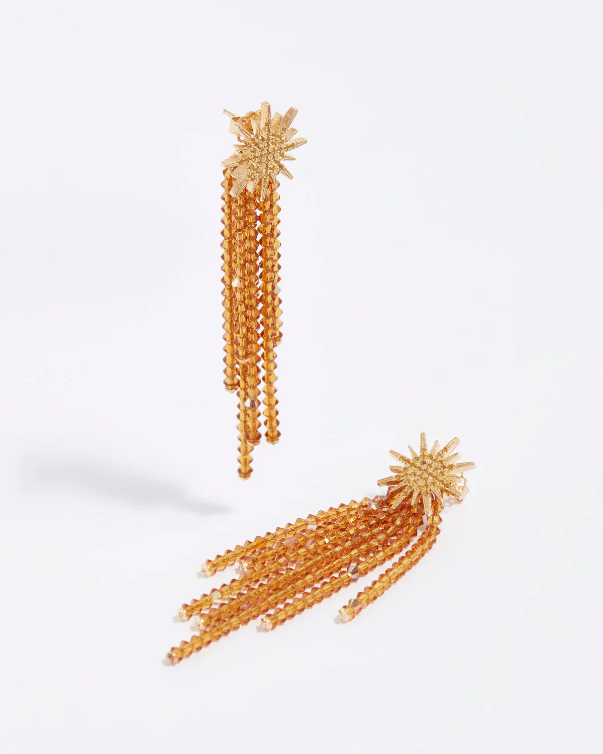 Gold Shooting Star Earrings | Soru Jewellery