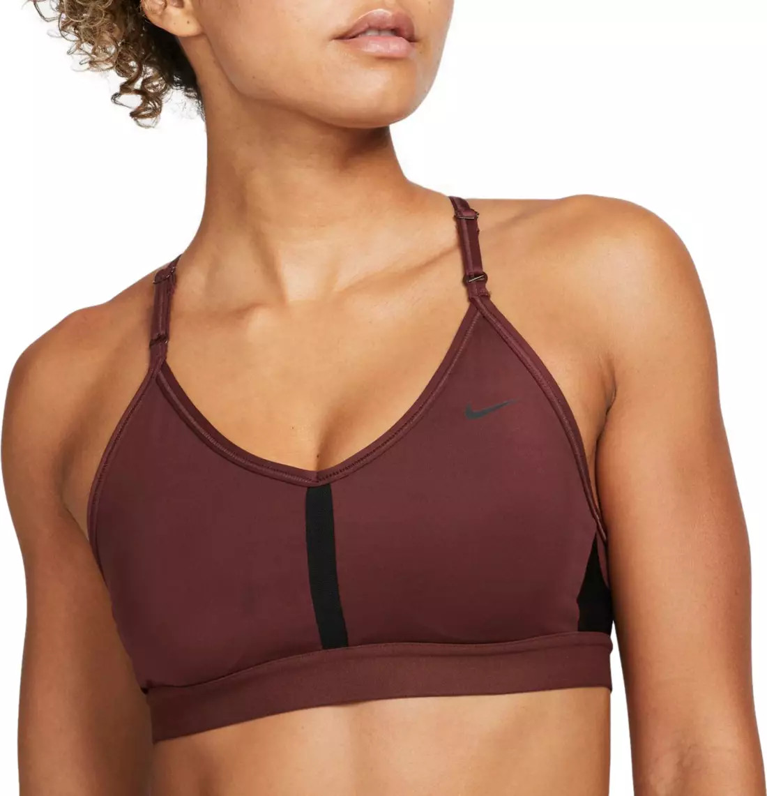Nike Women's Dri-FIT Indy Light-Support Padded V-Neck Sports Bra | Dick's Sporting Goods