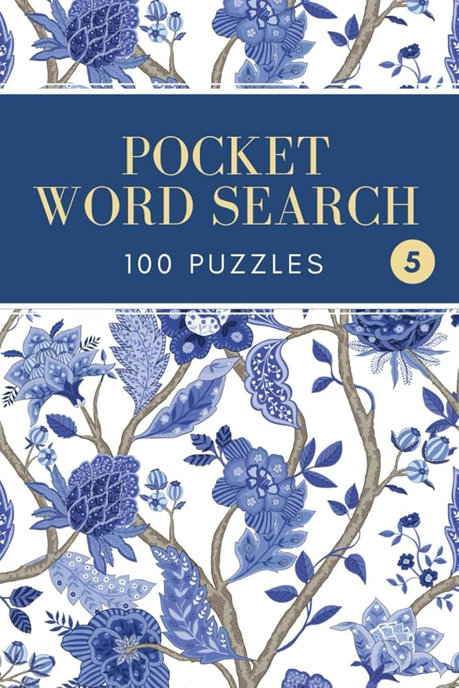 Pocket Word Search: 100 Puzzles - Compact and Travel Size 4x6 Inches, Volume 5 | Amazon (US)
