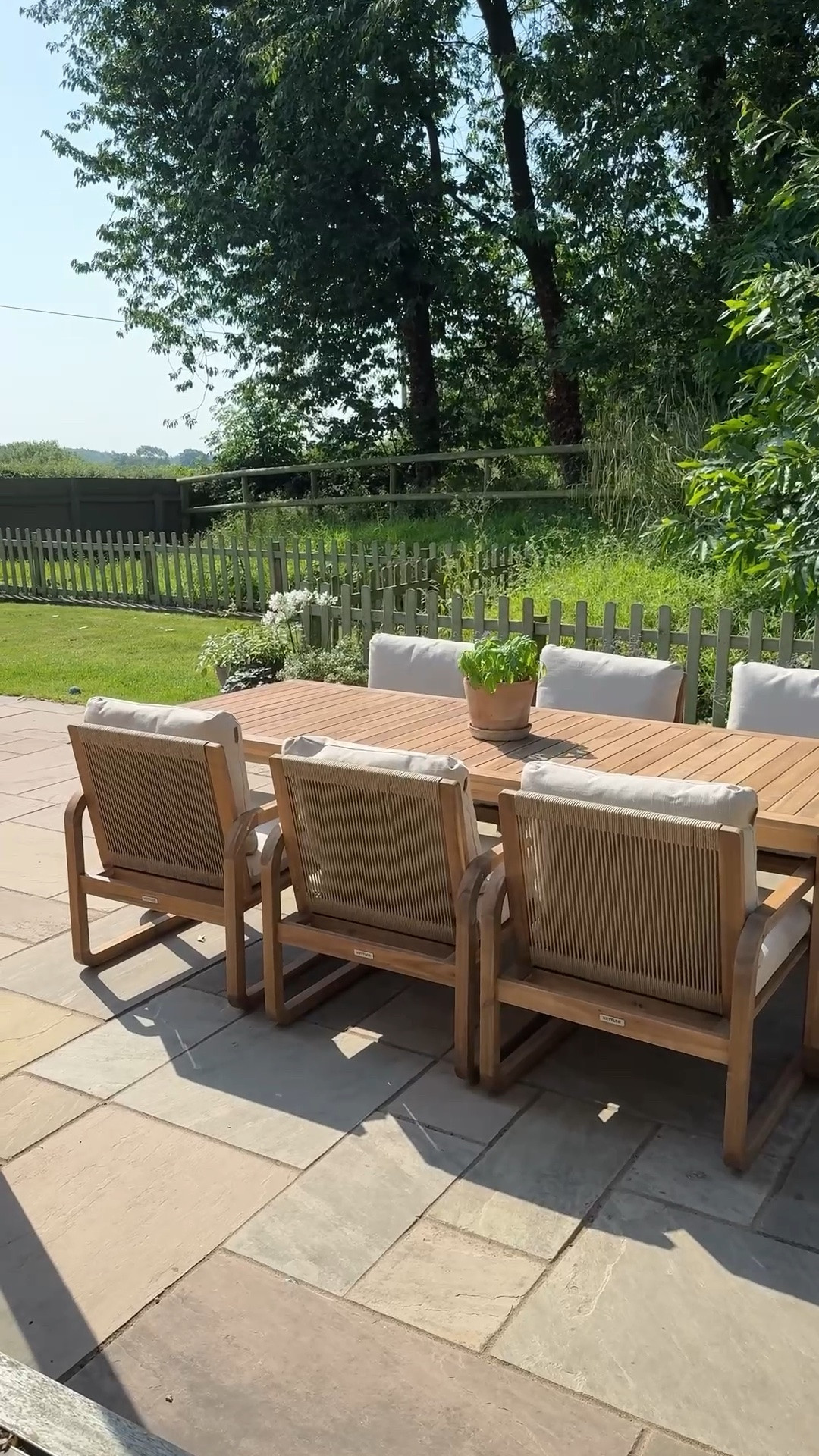 It took us a long time to decide on an outdoor dining set ! I like to know all my options and I’m fussy. 
This was delivered yesterday and it’s beautiful! 
Happy to answer any questions.

#LTKsummer #LTKhome #LTKuk