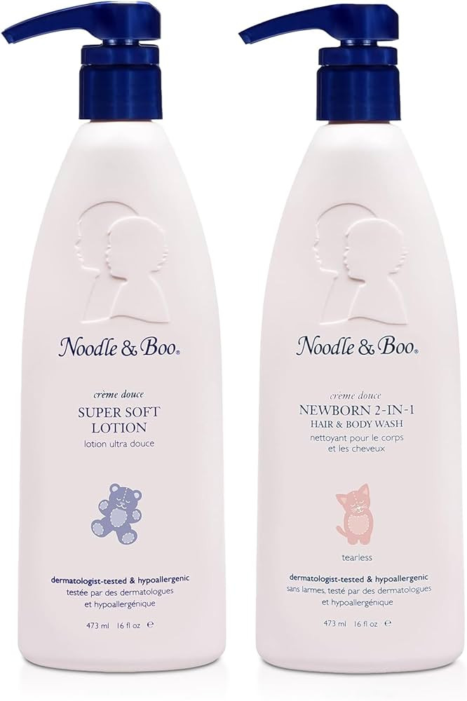 Noodle & Boo 2-in-1 Newborn Hair & Baby Body Wash for Baby, Tear Free and Hypoallergenic | Amazon (US)