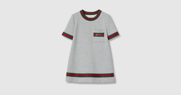 Gucci - Children's cotton dress with Horsebit | Gucci (US)