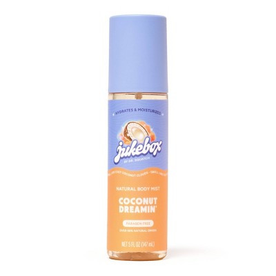 Jukebox Natural Women's Body Mist with Glycerin - Coconut Dreamin' - 5oz: Whole Body Application, Antiperspirant, Body Spray | Target