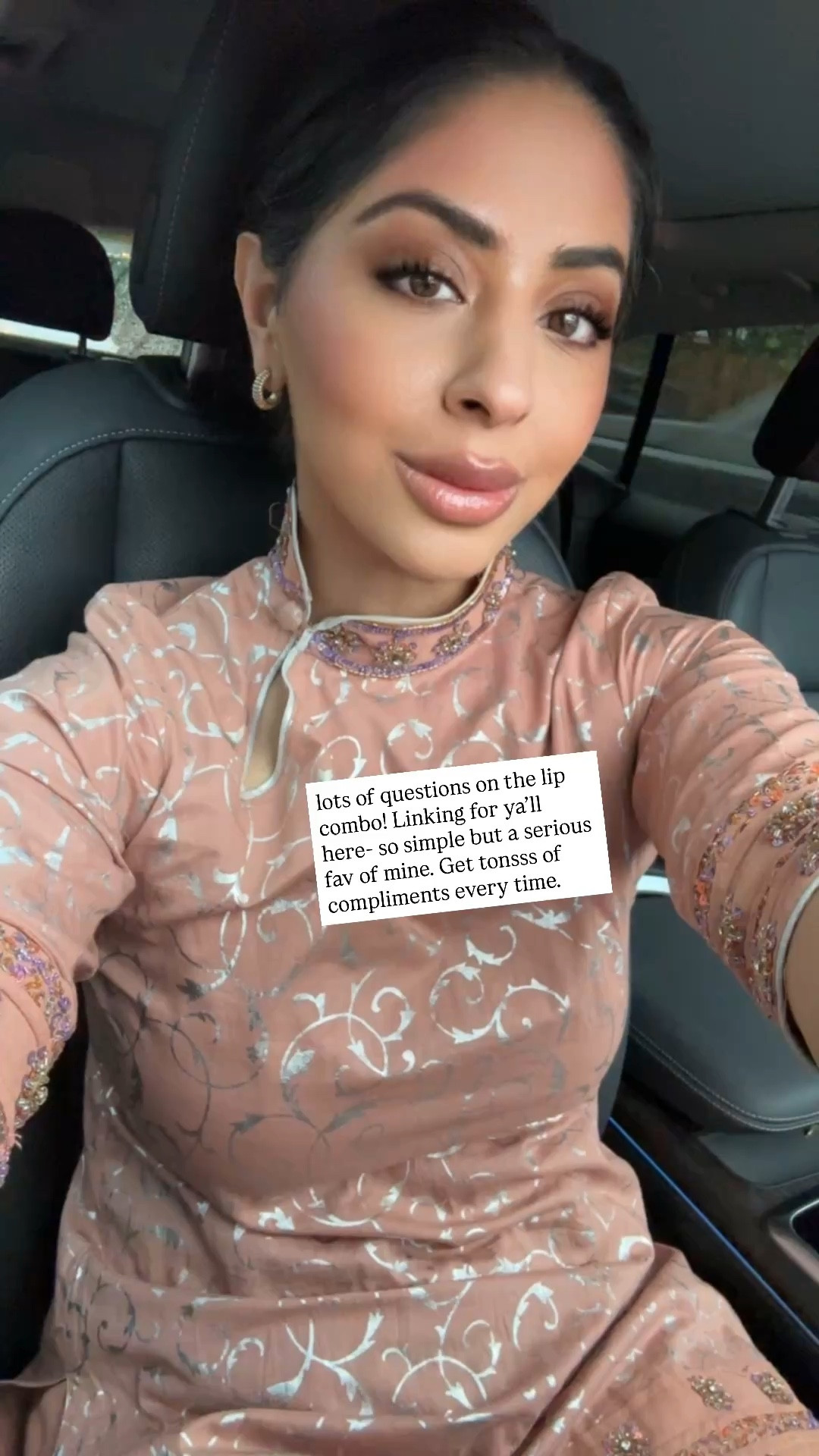 Nude lip combo. Sephora sale. Brown girl friendly lipstick. Lip gloss. Lip oil. Lip liner. 

Lip liner- makeup forever- anywhere caffeine
Lip oil- summer Friday’s- rosewood nights 

#LTKWedding #LTKgrwm #LTKootd