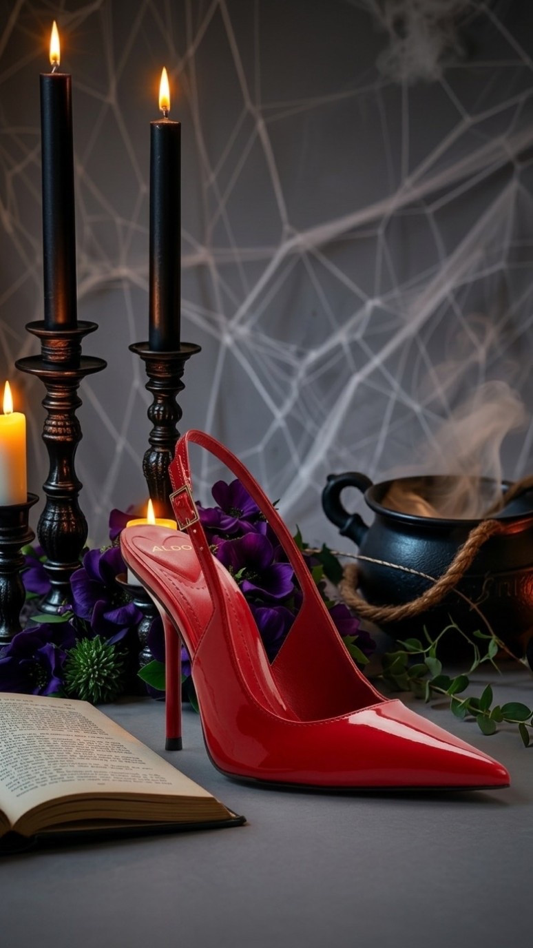 Main character energy only. 💋❤️ These glossy red patent pumps are drop-dead gorgeous—adding the absolute boldest pop of color to any look. Ready to cast a spell wherever you go?