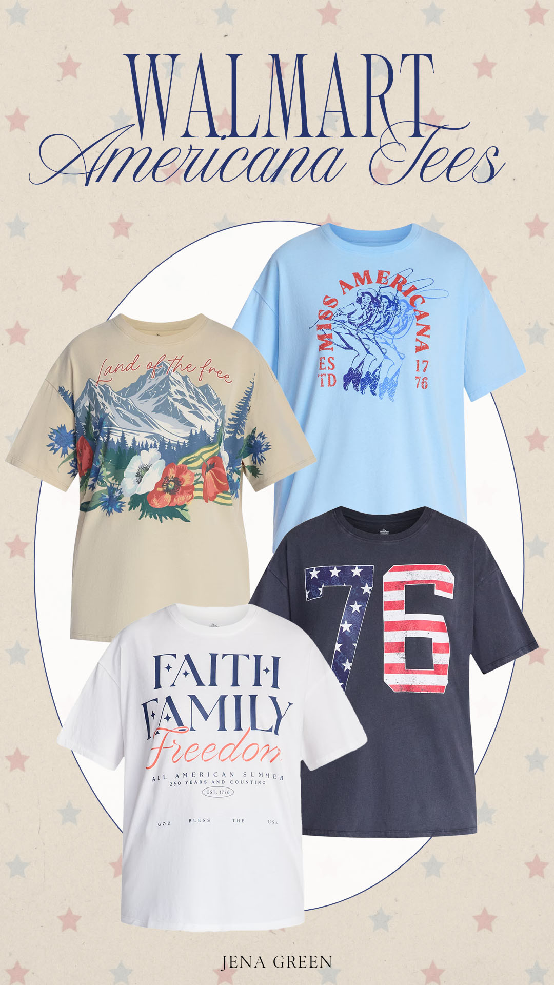 Walmart Americana Tees | Walmart 4th of july Tees | Walmart Graphic Tees 

 #LTKootd #LTKSeasonal