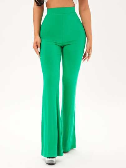 SHEIN SXY High Waist Flare Leg Pants | SHEIN