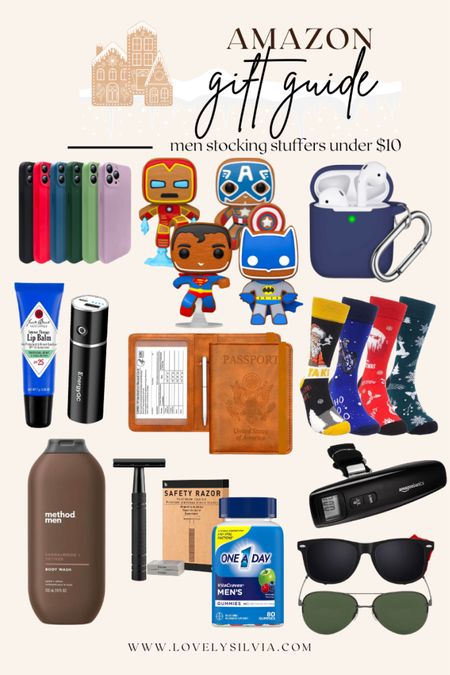 Amazon Gift Guide: Stocking Stuffers for him under $10! Lots of great last minute gifts! 


phone case, funko pop, AirPod case, mens lip balm, portable charger, passport holder, fun socks for men, mens body wash, reusable razor, mens vitamins, luggage scale, mens sunglasses, amazon gift guide, mens gift guide, gifts under $10, gifts for him, amazon finds, amazon gifts, stocking stuffers, stocking stuffers for him

#LTKHoliday #LTKmens #LTKGiftGuide