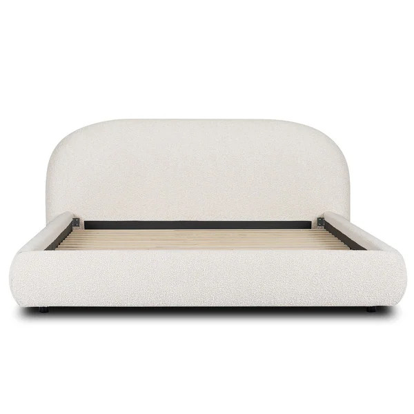 Poly & Bark Genoa Bed - Fully Upholstered with Rounded Profile - Bed Bath & Beyond - 36026423 | Bed Bath & Beyond