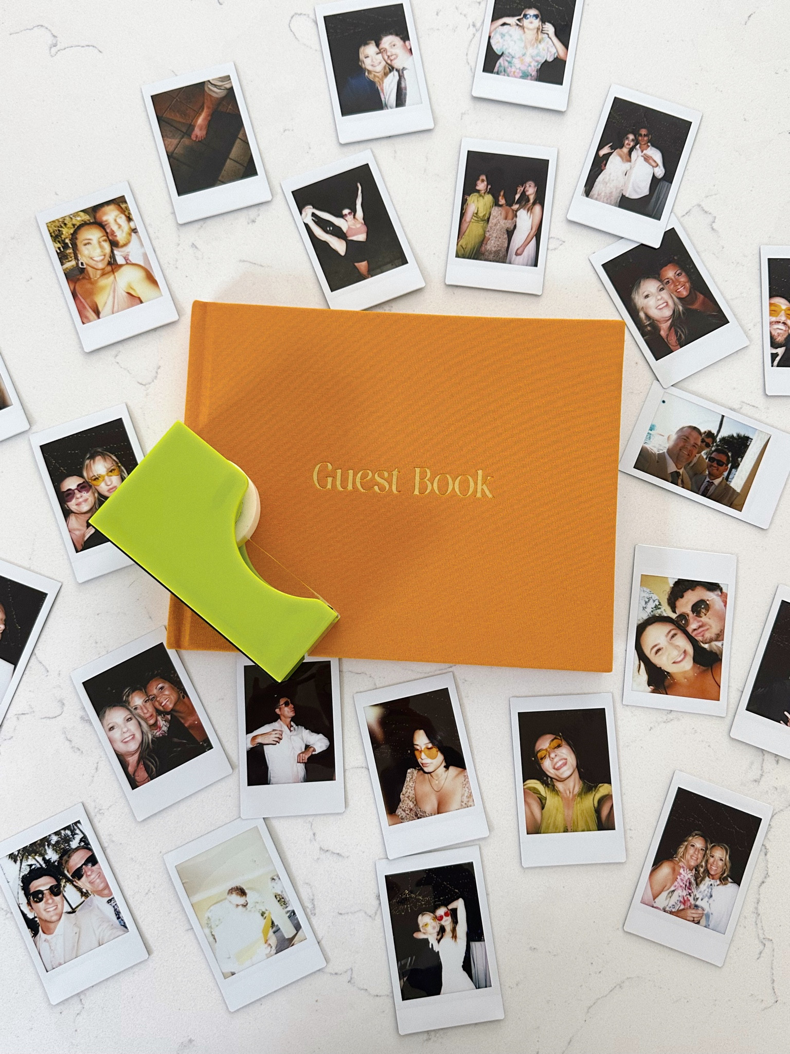 Our guest book! We had a Polaroid camera next to it and having these photos forever is something I’m so so so happy about! 

#LTKWedding