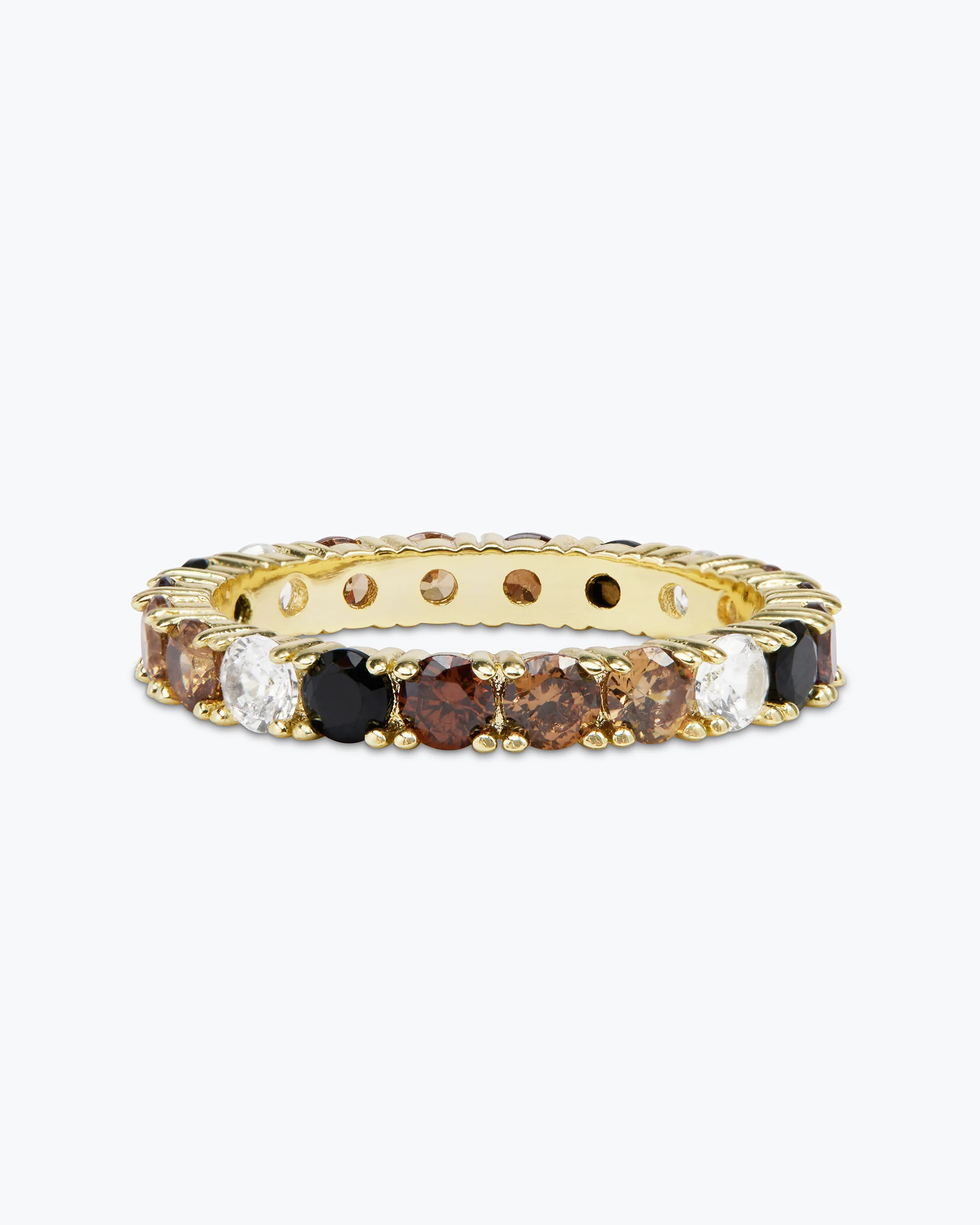 Heiress Ombré Ring - Gold|Chocolate Ombré | Melinda Maria Jewelry